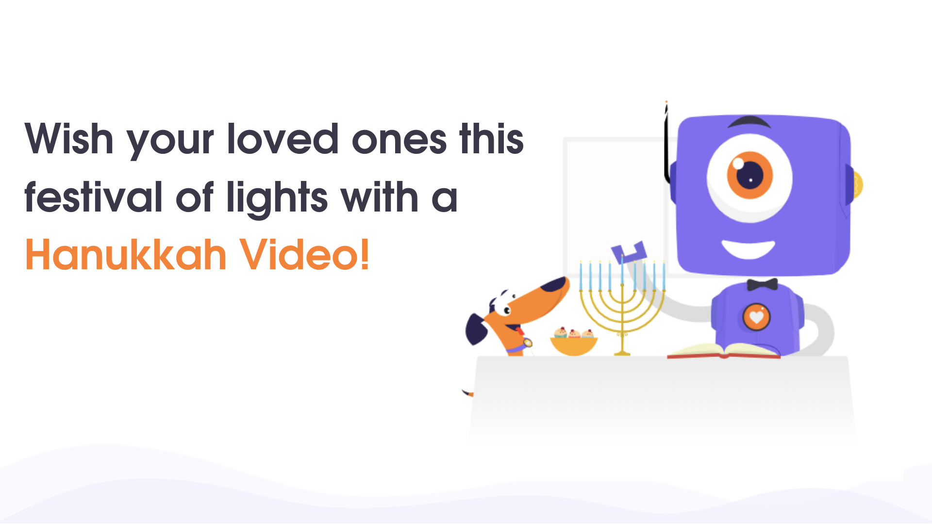 hanukkah video maker banner